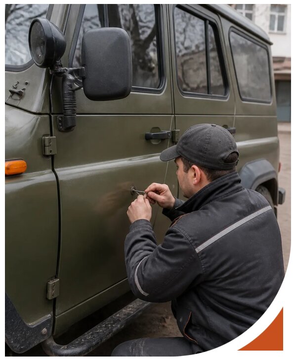 Профессиональное вскрытие автомобиля УАЗ без повреждений в Находке